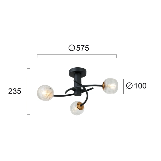 Plafon COSENZO LNV0049324 Lunaveri