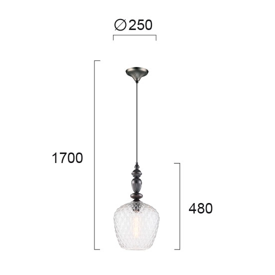 Lampa wisząca ANCHE LNV0049614 Lunaveri