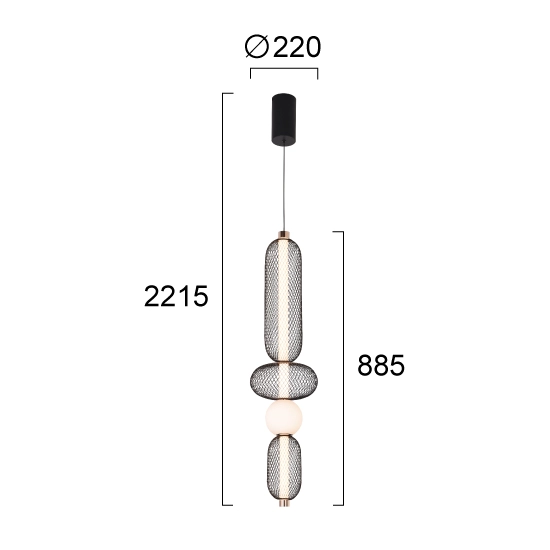 Lampa wisząca CATANIA LNV0051134 Lunaveri