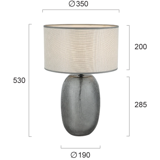 Lampa stołowa CARRARA LNV0051434 Lunaveri