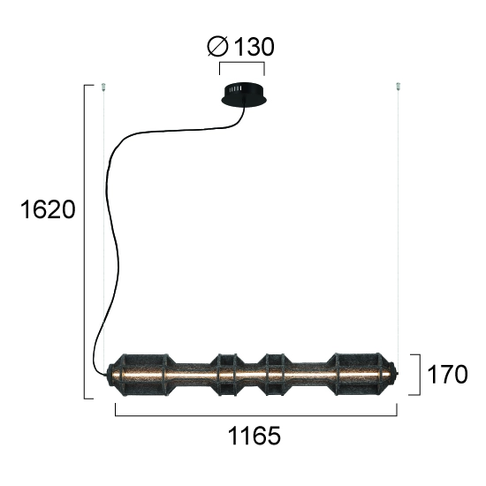 Lampa wisząca CEFALERO LNV0052234 Lunaveri