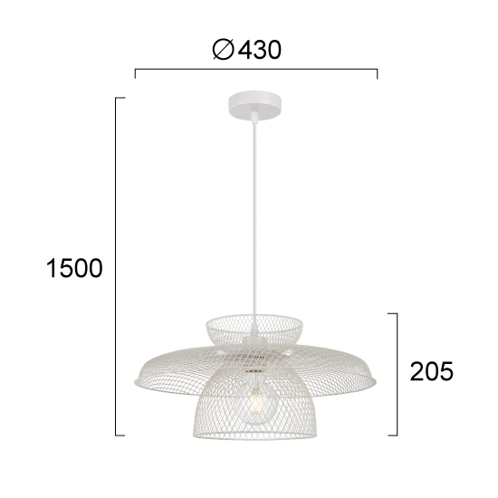 Lampa wisząca CHIAMI LNV0054034 Lunaveri