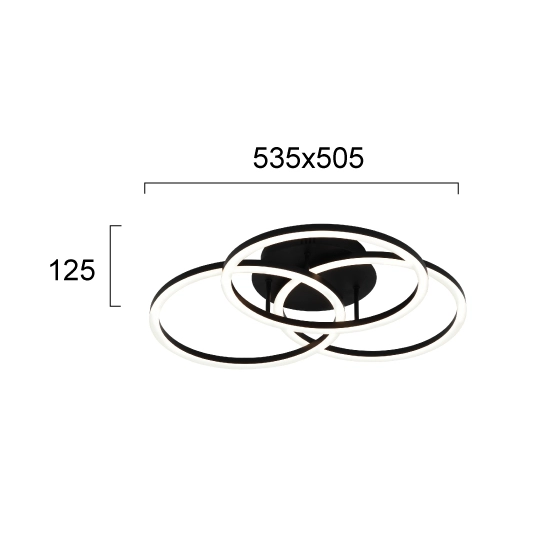 Plafon ANSIA LNV0054234 Lunaveri