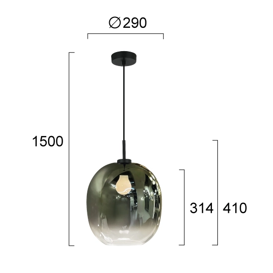 Lampa wisząca MODI LNV0055434 Lunaveri