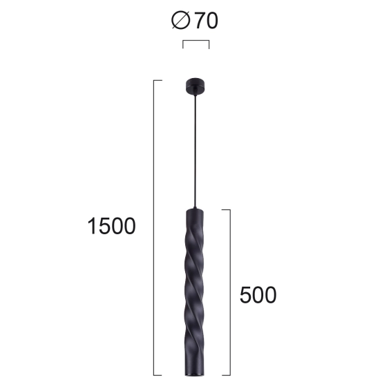 Lampa wisząca FUORI LNV0056324 Lunaveri