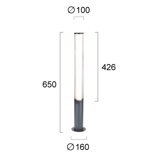 Lampa stojąca zewnętrzna PIOVOSO LNV0056334 Lunaveri