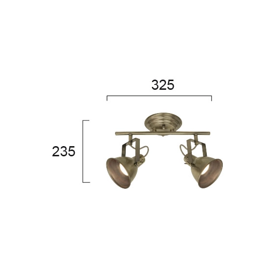 Lampa sufitowa MATTINO LNV0056614 Lunaveri