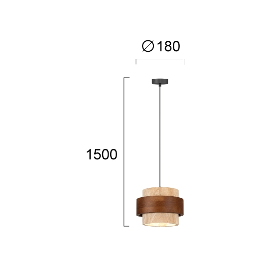 Lampa wisząca QUANDO LNV0057334 Lunaveri