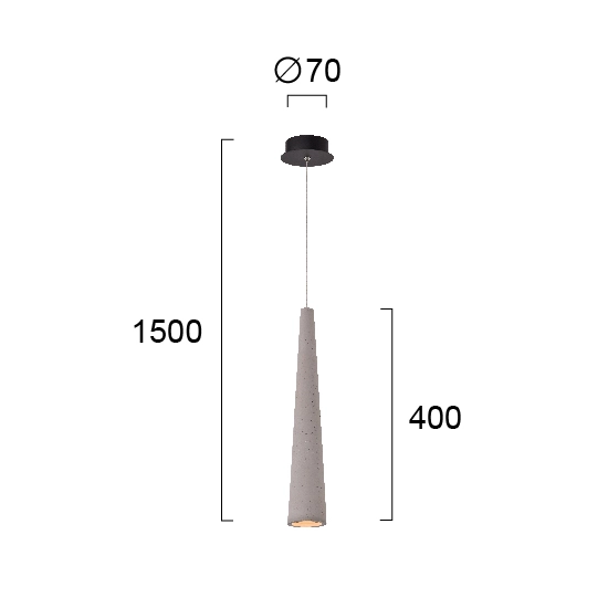 Lampa wisząca STESSO LNV0057724 Lunaveri