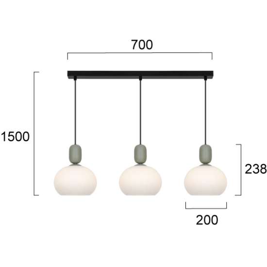 Lampa wisząca VALIO LNV0058234 Lunaveri