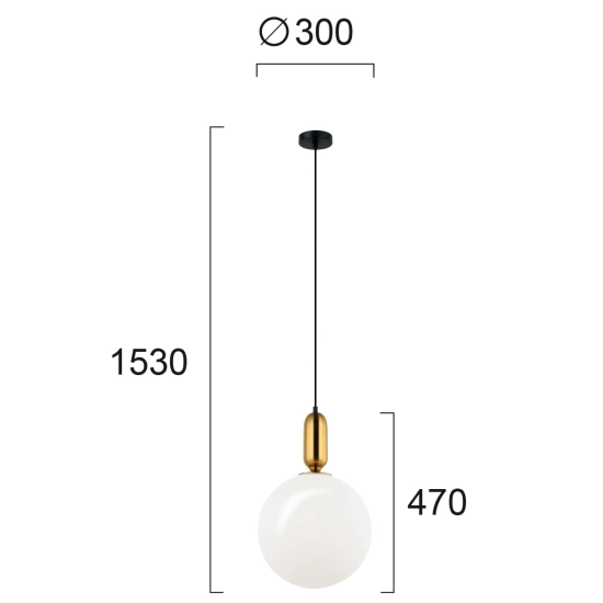 Lampa wisząca NONNA LNV0060324 Lunaveri
