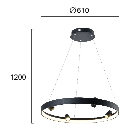 Lampa wisząca VERSILI LNV0060524 Lunaveri