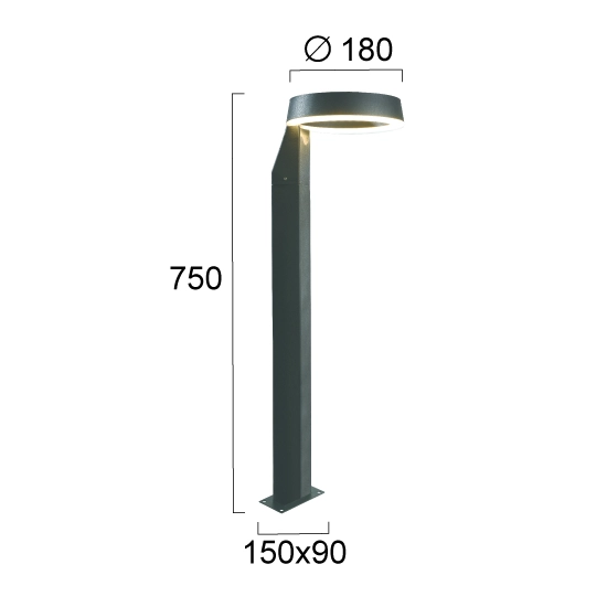 Lampa stojąca zewnętrzna CADENZA LNV0061234 Lunaveri