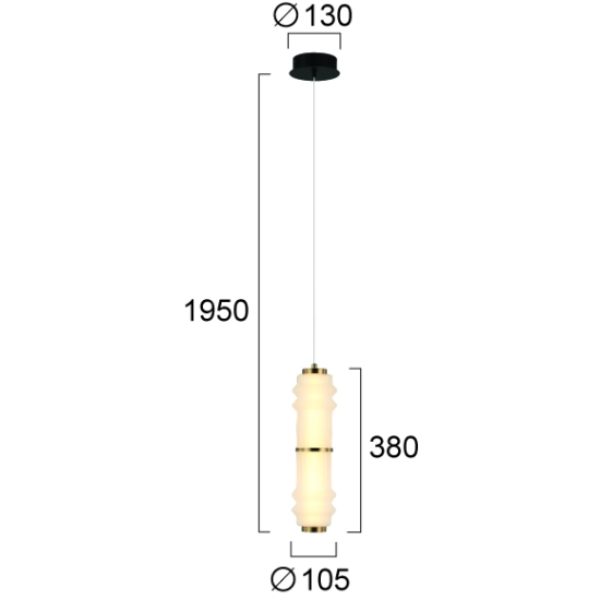 Lampa wisząca GIORGIO LNV0062234 Lunaveri