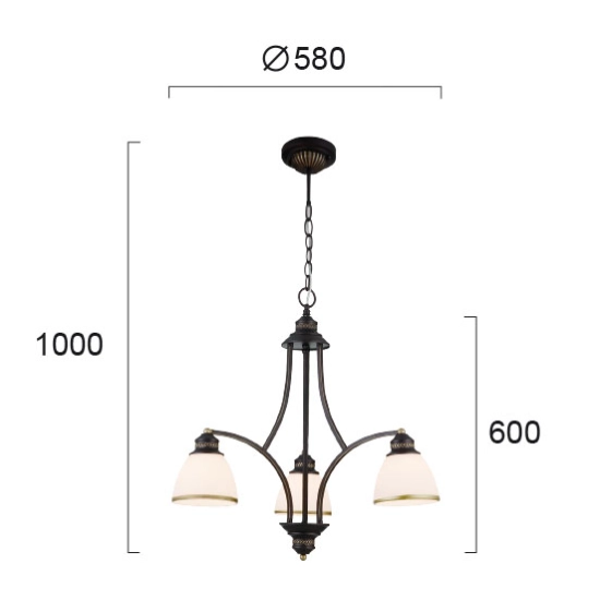 Lampa wisząca TAVINA LNV0063314 Lunaveri