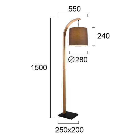 Lampa podłogowa AVOLON LNV0065034 Lunaveri