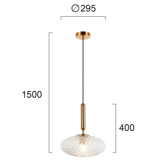 Lampa wisząca ISMERA LNV0065224 Lunaveri