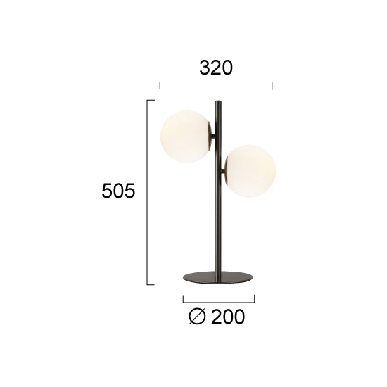 Lampa stołowa AREZZO LNV0066134 Lunaveri