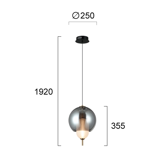 Lampa wisząca LIPARI LNV0066234 Lunaveri