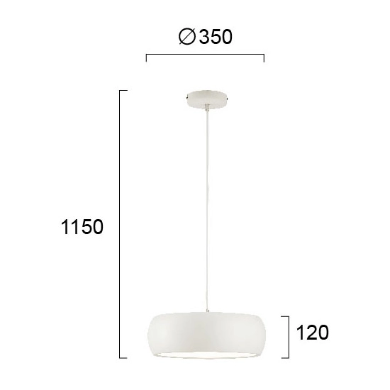 Lampa wisząca EVELIA LNV0067224 Lunaveri