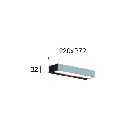 Kinkiet zewnętrzny LAZULI LNV0067314 Lunaveri