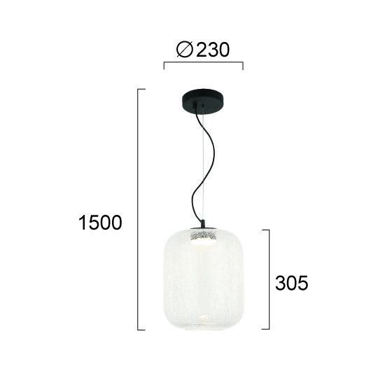 Lampa wisząca AVOLA LNV0068134 Lunaveri