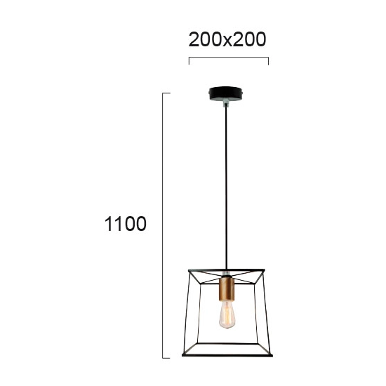 Lampa wisząca CUNEO LNV0068314 Lunaveri