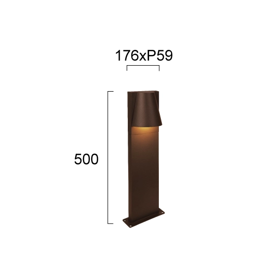 Lampa stojąca zewnętrzna RISA LNV0068924 Lunaveri