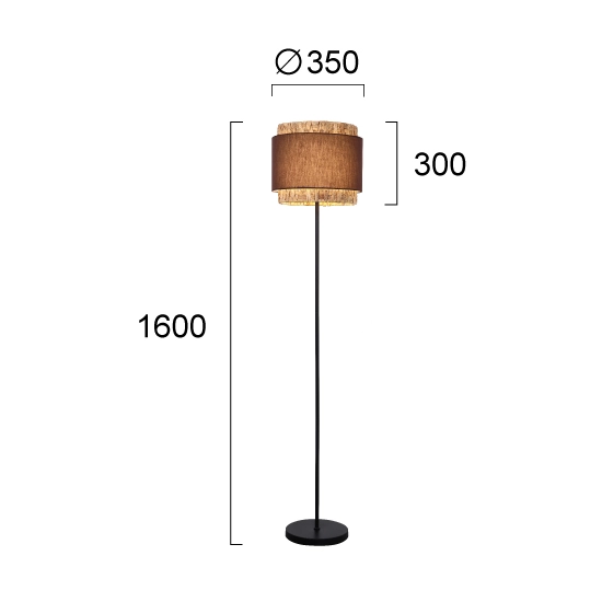 Lampa podłogowa VORRE LNV0069924 Lunaveri