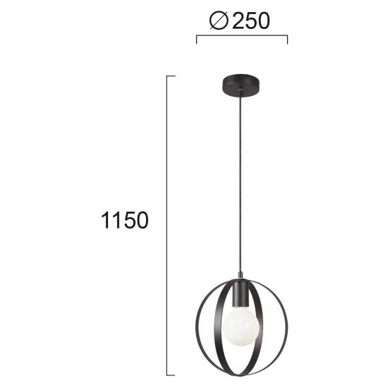 Lampa wisząca PESCI LNV0073324 Lunaveri