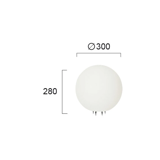 Lampa stojąca zewnętrzna BRUNA LNV0073814 Lunaveri