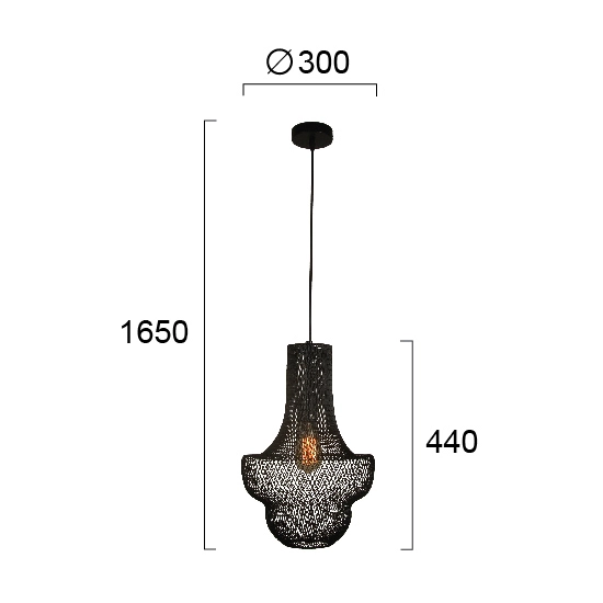 Lampa wisząca PREGO LNV0075624 Lunaveri