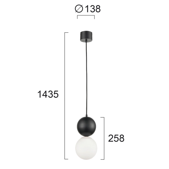 Lampa wisząca REGGIA LNV0076324 Lunaveri