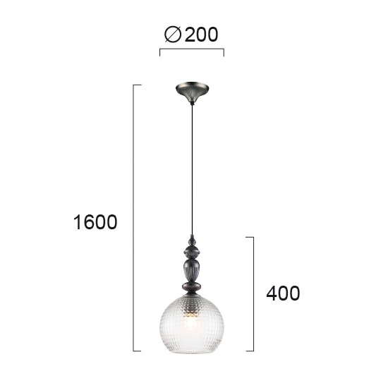 Lampa wisząca GIOCARE LNV0079614 Lunaveri
