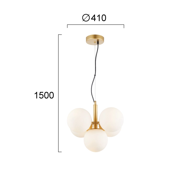 Lampa wisząca AREZZO LNV0079924 Lunaveri