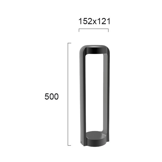 Lampa stojąca zewnętrzna MANDORLA LNV0080914 Lunaveri