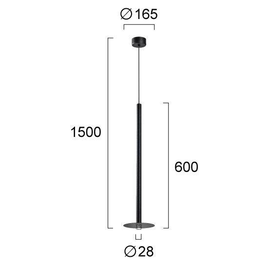 Lampa wisząca SANRE LNV0080924 Lunaveri
