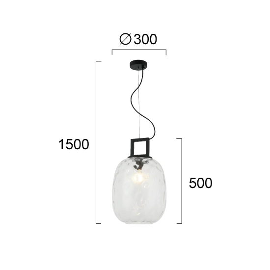 Lampa wisząca FIARO LNV0082034 Lunaveri