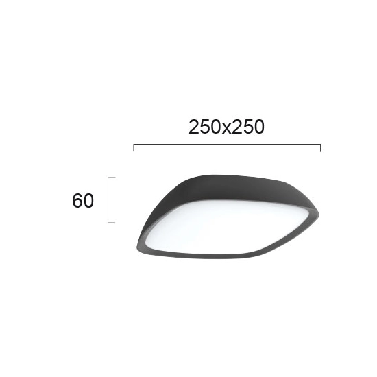 Plafon zewnętrzny ETERNIA LNV0082124 Lunaveri