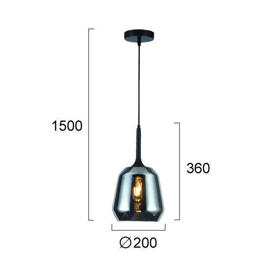 Lampa wisząca AMVERO LNV0082134 Lunaveri