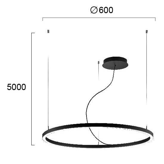 Lampa wisząca TRENTE LNV0084424 Lunaveri