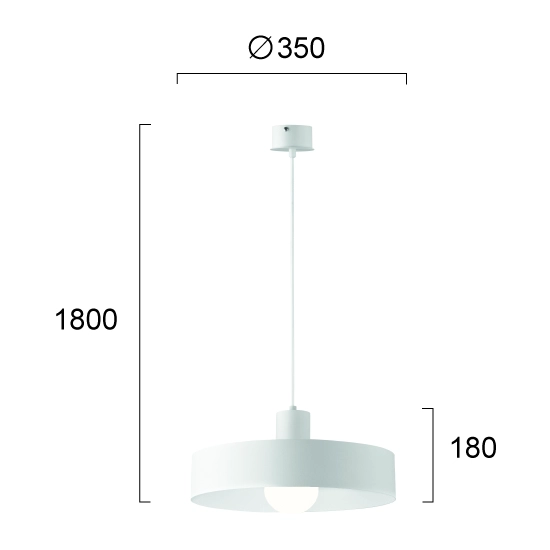 Lampa wisząca ADIGE LNV0084814 Lunaveri