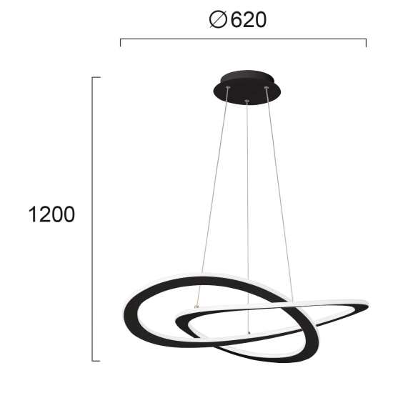 Lampa wisząca SESIA LNV0085324 Lunaveri