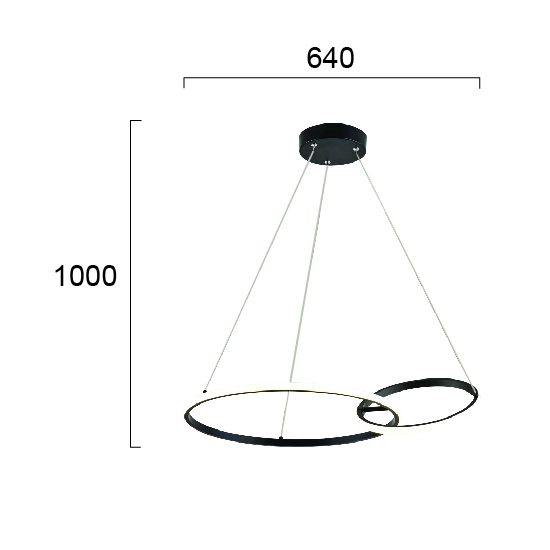 Lampa wisząca PEROSO LNV0085724 Lunaveri