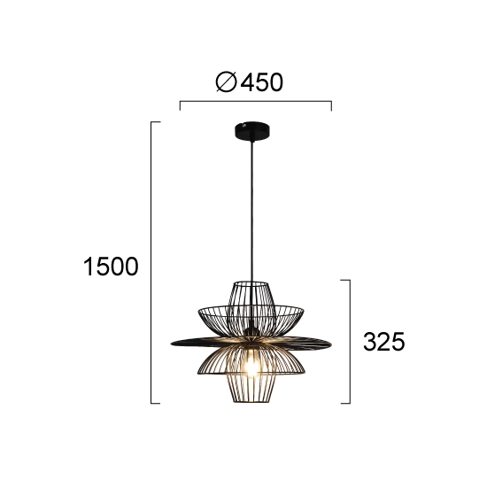 Lampa wisząca NOME LNV0086034 Lunaveri