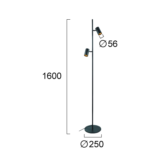 Lampa podłogowa FOGLIA LNV0086134 Lunaveri