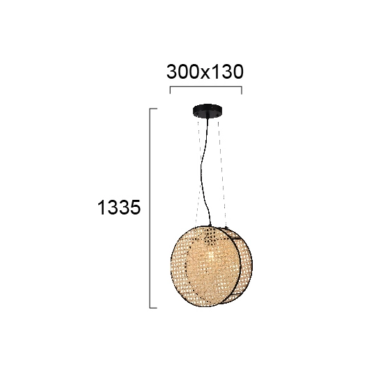 Lampa wisząca ESTRA LNV0087624 Lunaveri