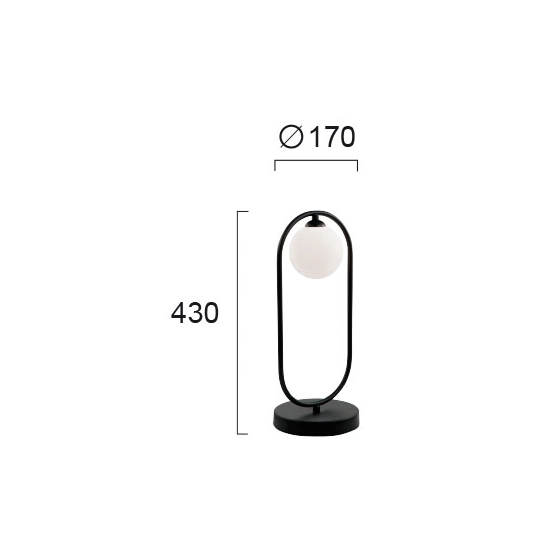 Lampa stołowa LAZZA LNV0088024 Lunaveri