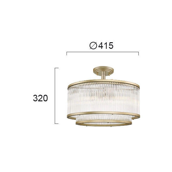Plafon BRINDI LNV0088524 Lunaveri