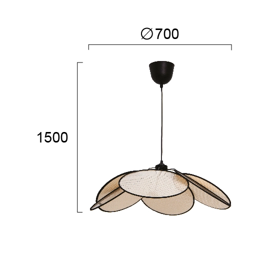 Lampa wisząca DOLCE LNV0088724 Lunaveri